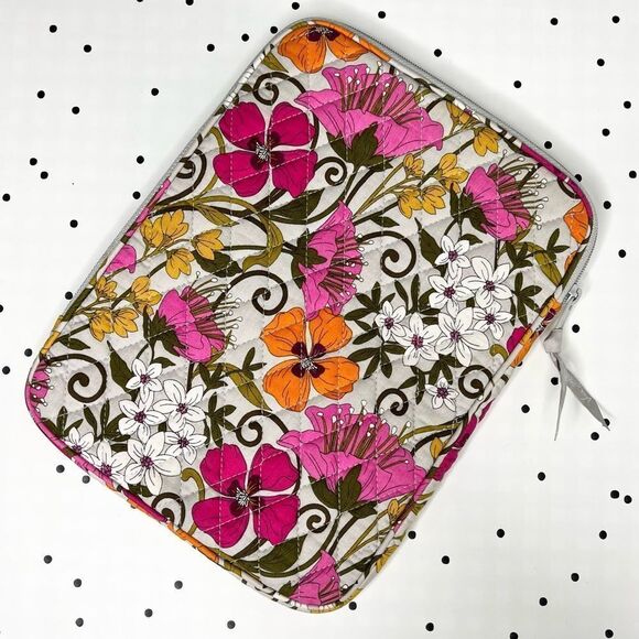 🌺 Vera Bradley 🌺 I-pad mini laptop case sleeve bag floral padded zipper - Picture 1 of 6